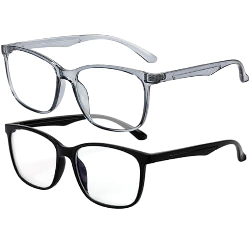 BOSSWIN Blue Light Blocking Glasses Square Fashion Computer/Gaming/TV/Phone-Blue Light Filtering for Men and Women - Image 1