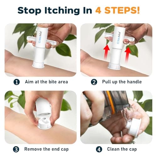 YARKOR Bug Bite Suction Tool 2 Packs, Natural Itch Relief & Swelling Sucker in 30s– Portable Bite & Sting First Aid – Venom Extractor for Hiking, Camping – Summer Essentials for Kids & Adults - Thumbnail 4