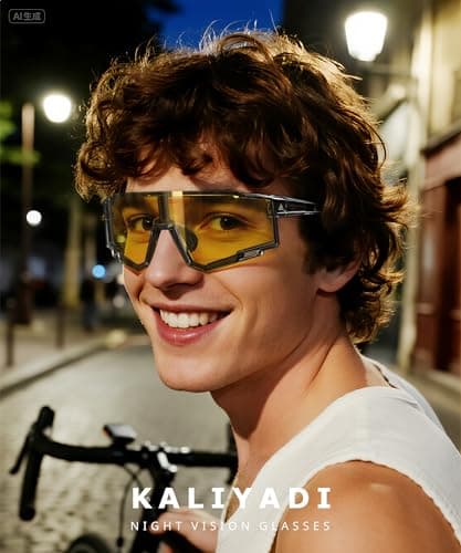 KALIYADI Sports Sunglasses-Men Polarized-Mens-Sunglasses Women: Running Sun Glasses with UV400 for Fishing Cycling - Thumbnail 2