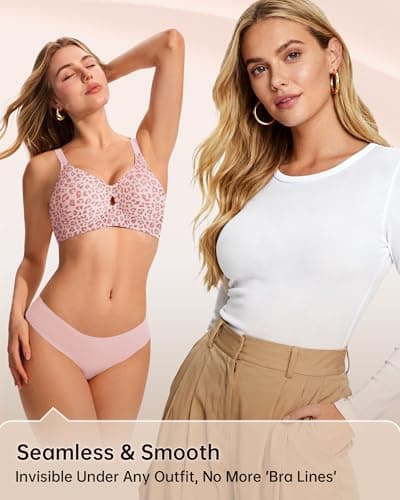 LetsJoli Jelly Bras for Women No Underwire Water Drop Wireless Supportive - Thumbnail 5
