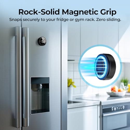 Allbean Magnetic Kitchen Timer for Cooking with Loud Alarm - Large LED Display Rotating Countdown Pomodoro Timer, Preset 5/15/25 Mins Easy for Seniors and Kids，for Baking Grilling Studying - Thumbnail 2