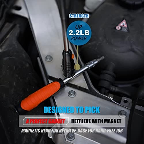 VIBELITE Gifts for Men, Magnetic Flashlight with Tool Magnetic Lanyard, Telescoping Magnet Pickup Tool, Cool Gadgets Dad Gifts, Birthday Gifts for Men, Dad, Husband, Women, Dad Gifts - Thumbnail 6
