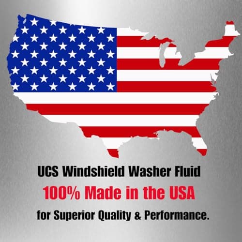UCS Windshield Washer Fluid All Season -27°F, Freeze Protection, Water Repellent & Bug Remover, Streak-Free, 1 Gallon (128 fl oz) - Thumbnail 6