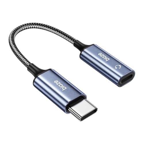 Biaze USB C to Lightning Audio Adapter, USB Type C Male to Lightning Female Headphone Converter, Compatible with iPhone 16/15 Full Series, iPad Pro, iPad Air 6/5/4,MacBook (usb c to lightning adapter) - Image 1