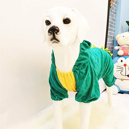 NACOCO Dog Dinosaur Design Costume Green Pet Clothes for Medium & Large Dog (Green, XXXL) - Thumbnail 3