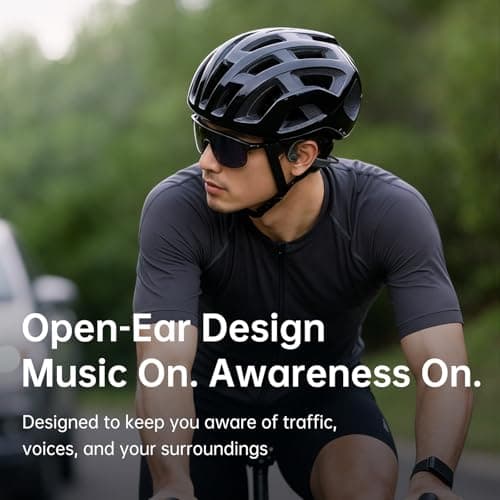 Kinglucky Bone Conduction Headphones, 23.5g Ultra-Lightweight Open Ear Headphones Wireless Bluetooth,Comfortable Fit, Upgrade Waterproof Sports Headset for Running, Walking, Cycling, Workout, Gift - Thumbnail 2