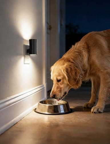 fesnne Night Light, 2-Pack Dimmable Plug-in Night Light with Auto On/Off & 90°Rotatable Plug, 0-100LM Adjustable Brightness,1W Ultra Low Energy for Bedroom, Hallway, Bathroom, Kids Room, White - Thumbnail 6