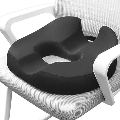 Donut Pillow Coccyx Seat Cushion for Prostate, Sciatica, Pelvic Floor, Pressure Sores, Pregnancy, Perineal Surgery, Postpartum Recovery Pain Pressure Relief Memory Foam Chair Pad - Image 1