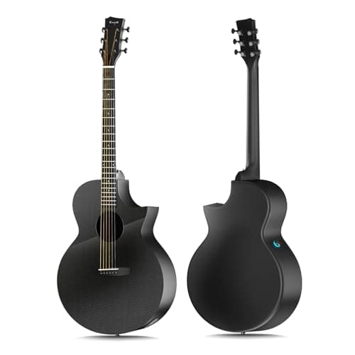 Enya Acoustic Electric Guitar Carbon Fiber X3 Pro Travel Guitar AcousticPlus 41” Full-Sized Guitar Bundle with Gig Bag, Instrument Cable & USB Type-C Charging Cable(X3 PRO) - Thumbnail 2