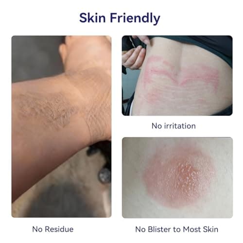 Kinesiology Athletic Tapes, 2inx32 FT Long Sports Tape for Knees and Shoulders Support, Cotton, Hypoallergenic, Waterproof, Strong Adhesive,Beige - Thumbnail 3