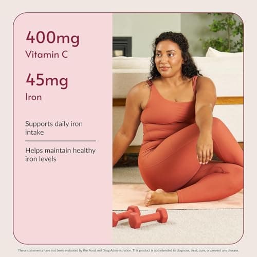 Bariatric Advantage Iron 45 mg with Vitamin C, Thiamin & Copper - Increased Absorption and Utilization - Easily Digestible for Bariatric Patients - 60 Count - Thumbnail 5