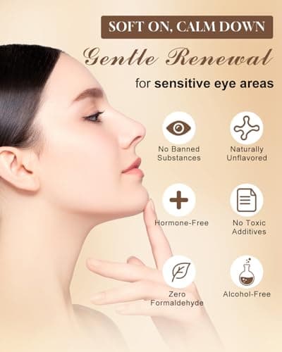 TJE Caffeine Eye Cream, Under Eyes Cream with Hyaluronic Acid & Vitamin E, Under eye Treatment Serum for Women & Men - 15 g - Thumbnail 6