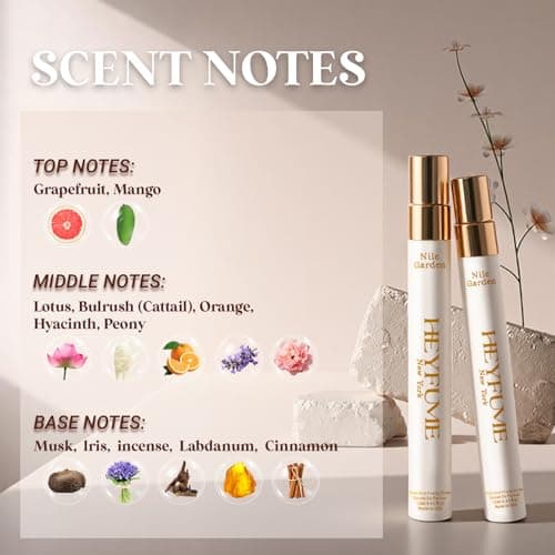 HEYFUME Floral & Fruity Perfume for Women: 0.41oz Premium Eau de Parfum Inspired by classic luxury garden fragrance notes - Long-Lasting Day & Night Travel Size Gift for Her - Thumbnail 3