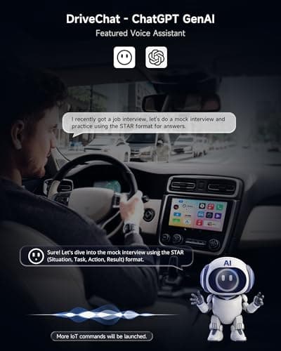 Magic Box - AI Box CarPlay Android Auto Wireless 2GB+16GB, Support YouTube, Netflix, Prime Video, Disney+, Spotify w/HDMI Output, Dual Wi-Fi & BT (5.4 & 4.2), USB Playback, AI-Powered, OTA - Thumbnail 5