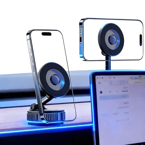 RayLink for MagSafe Car Phone Holder [120LB Suction & 2800gf Magnet] 360° Adjustable for Magnetic Phone Mount Compatible for iPhone 17/16/15/14/13/12 Series - Image 1