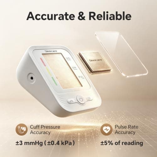 Sinocare Upper Arm Blood Pressure Monitor for Home Use with Adjustable Cuff - Thumbnail 5