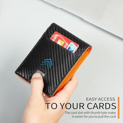 SENDEFN Wallet for Men RFID Blocking Bifold Leather Credit Card Holder - Thumbnail 5