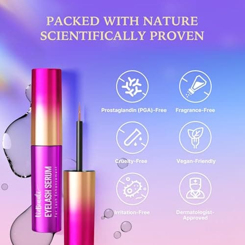 VieBeauti Lash Serum for Eyelash Growth: Eyelash Growth Serum with Advanced Formula to Boost Longer Fuller and Thicker Looking Lashes - Vegan & Cruelty-Free for Sensitive Eyes 2mL - Thumbnail 5