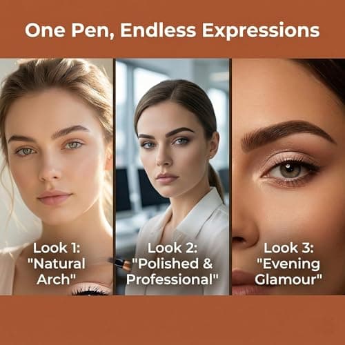2PCS Magic Eyebrow Pencil, 2026 New 3D Waterproof 4 Head Split Waterproof Long lasting Wild Eyebrow Pencil, Makeup Natural Gap Filling Long-Lasting Eyebrow Pen Stay on All Day (Dark brown) - Thumbnail 6