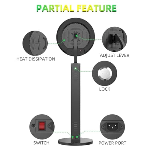 Photo Booth Compatible with Any Ipad, OHYEAHSPIN Photo Booth with Flight Case, ChackTok VIP Member, Software App Control Ring Box, Music Sync,IPad Selfie Machine - Thumbnail 3