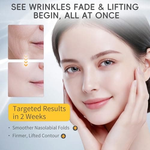 Silk Peptide Intensive Lifting Ampoule, Deep Collagen Silk Peptide Intensive Lifting Serum, Anti Aging Peptides Serum for Face Tightening, Lifting, Smoothing, Hydrating, 60ml/2.03 fl.oz - Thumbnail 3