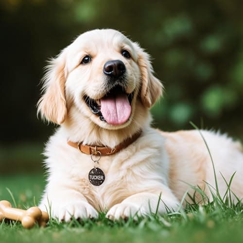 YEHANTI Dog Tags Personalized for Pets with Name Pattern Art Design - Engraved with Laser - Stainless Steel Cats Dogs ID Tags - Stylish Dog Collar Accessories (Round) - Thumbnail 5