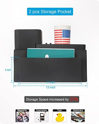 Silicone Couch Cup Holder, VIENFUT Anti-Spill Anti-Slip Sofa Armrest Tray BPA-Free, Dirt-Resistant Silicone Couch Arm Tray for Remote, Snacks, Cellphone and iPad, Gift for Family, Friend (Black) - Thumbnail 5