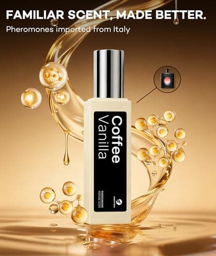 purefittech Pheromones Perfume Oil for Women, Long Lasting Coffee Vanilla Roll-on Fragrance, Pure Essential Oil Parfume, 0.34 fl oz (10ml) Travel Size, Made in USA - Thumbnail 4