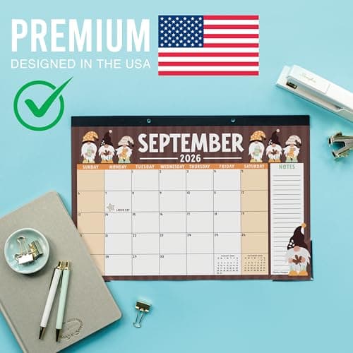 Hadley Designs Large Teacher Desk Calendar 2026-2027 - Desktop Calendar 2026, 18-Month Desk Calendars for Home, Office & Classroom, Cute Classroom Must Haves, Teacher Appreciation Gifts - Thumbnail 4