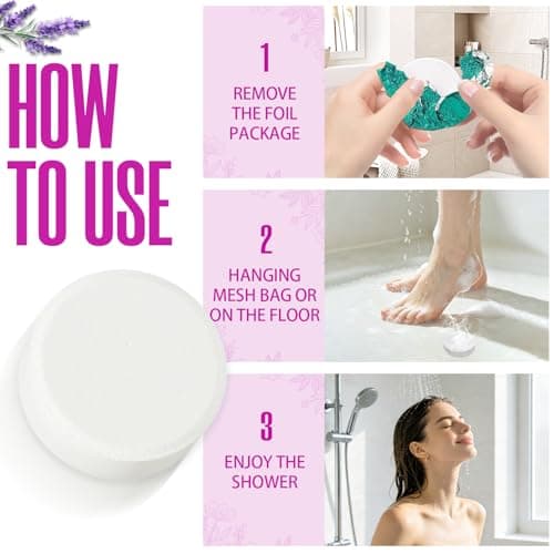 Shower Steamers Aromatherapy 18 Pack, Fathers Day Gift for Dad Husband from Wife Daughter, Gifts for Women Mom, Shower Bombs Natural Organic Essential Oil, Relaxation & Self Care Home SPA - Thumbnail 6