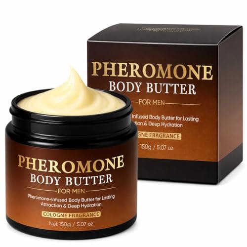 VOSETOKELA Pheromone Body Butter for Men, Cologned Skin Body Cream with Shea Butter, Cocoa Butter & Coconut Oil, Non-Greasy, Long-Lasting Scent, Alcohol-Free, Vegan, 5 oz (1 pack) - Image 1