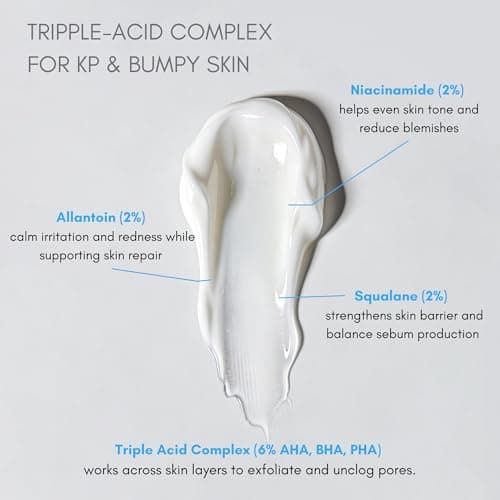 KP Bump Eraser – Advanced Triple-Acid Complex with 5% Glycolic Acid, AHA/BHA/PHA for Rough & Bumpy Skin, Helps Reduce Strawberry Legs, Razor Bumps, Ingrown Hairs & Body Breakouts, 120 ml - Thumbnail 4