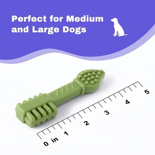 PETPHABET Dental Chews for Dogs, 3 Flavor Dog Dental Treats Fresh Mint Chicken & Beef Flavor for Medium Large Breed, Teeth Cleaning Chew Sticks for Bad Breath and Tartar Control, 15 Count Variety Pack - Thumbnail 3