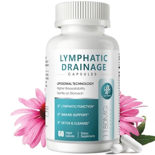 Lymphatic Drainage Supplements for Fluid Balance, Detox&Cleanse 60 Capsules - Image 1