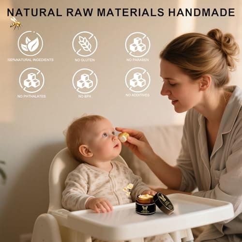 COMFORTENA Tallow Honey Balm, Natural Organic Beef Tallow Balm with Raw Honey, Moisturizing Cream for All Skin Types (1Pc, Lavender) - Thumbnail 3