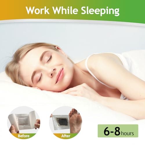 TEWEAE 62 Pads Foot Pads Natural Turmeric & Ginger, Premium Pads to Feel Better, Relieve Stress & Restful Sleep, Goodnight Patches for Family Members - Thumbnail 4