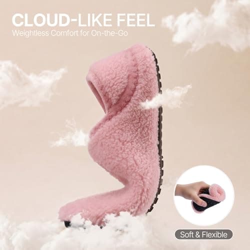ATHMILE Slippers for Men Women Soft-Lightweight Slipper Socks Cozy Fuzzy House Shoes Slip-on Indoor Outdoor for Home Travel Gifts for Women Men - Thumbnail 5