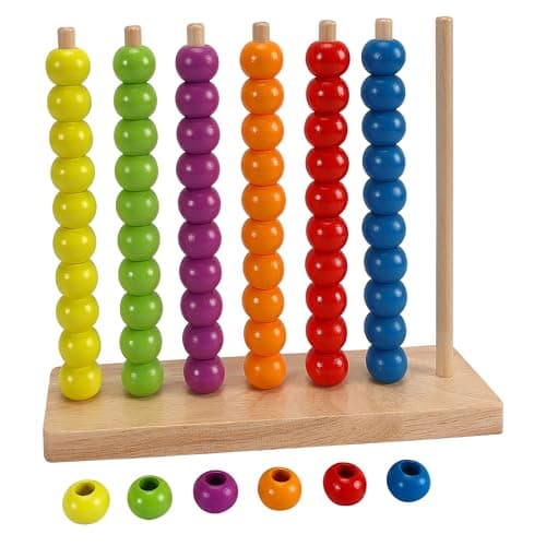 GOTHINK Color Stack Challenge for Kids & Adults – A Fast-Paced Color Matching Ring Stacking Puzzle Game for Fun Parties and Family Game Night. Includes Stack Racks, 60 Rings - Thumbnail 2