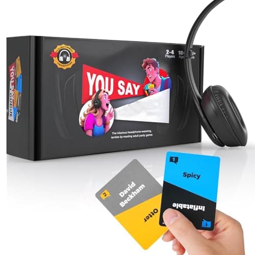 ATG You SAY I Speculation - 2026 New Sorry Board Game Lip Reading Party Fun Games for Adults, The Headphone Challenge TikTok Popular Card Game for 18+ Years Old (2+ Players) - Image 1