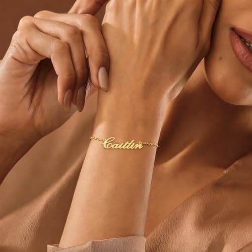 NYLGOXITK Personalized Name Necklace - A Simple & Unique Jewelry Gift for Mom, Perfect Mother's Day Present for Your Beloved Mother. - Thumbnail 5
