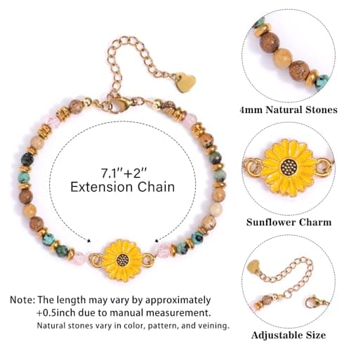 Boiveco Graduation Gifts 2026 for Her Him, Class of 2026 Graduation Bracelets with Unique Cap Gift Box, Inspirational Keepsake for Women Men Middle High School University College Graduates - Thumbnail 6