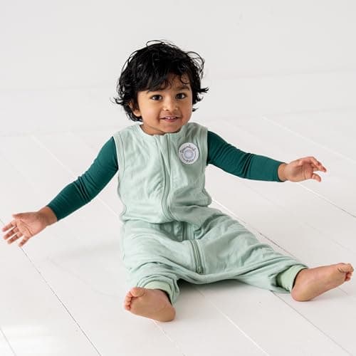 Dreamland Baby Toddler Sleep Sack with Feet, 1.0 TOG Temperature Rating - Ultra Soft Viscose Wearable, Breathable - Thumbnail 4