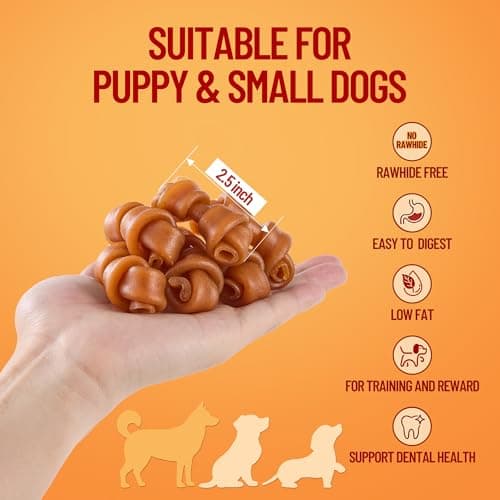 PETPHABET Dog Treats Peanut Butter Bones, 2.5 inch Rawhide Free Chews 25 Count, Digestible Chewing Snacks for Small Puppy Dogs, Natural Healthy Snacks for Training Rewards, 18.5 oz - Thumbnail 2