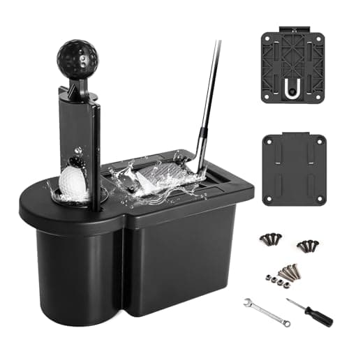 ProCartFit Golf Cart Detachable Cleaning Kit, 2-in-1 Ball Washer & Club Head Cleaner, OEM Replacement for EZGO, Club Car, Yamaha, Precedent, Tempo, Onward & Star EV