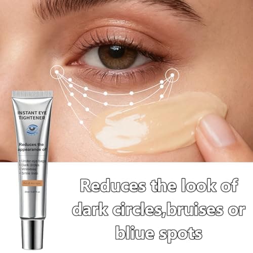 Instant Under Eye Lift Serum - Anti-Aging Formula for Under Bags and Wrinkles, Temporary Eye Tightener Cream Firming Primer Visibly Improves Dark Circles, Fine Lines & Crow's Feet, 1 PC, 0.7 Fl.Oz - Thumbnail 5