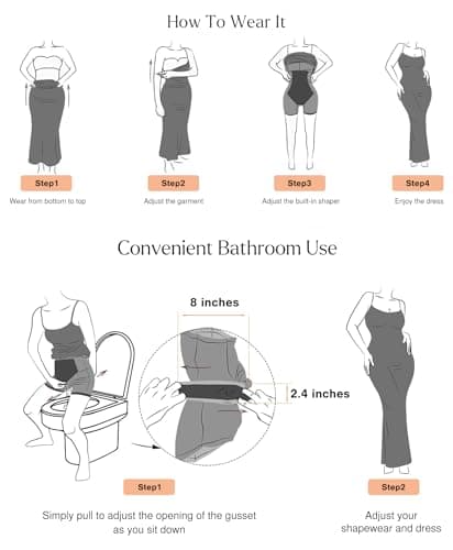 Popilush Womens Summer Purple Maxi Dress Built in Bra Shapewear Tummy Control Bodycon Spaghetti Strap Ribbed Formal Party Dresses - Thumbnail 5