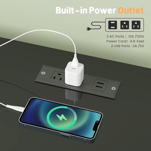 Lamtor TV-Stand for 85 Inch TV - Led TV Stand with Power Outlet, Modern Entertainment Center with Glass Shelf, High Glossy Gaming TV Media Console for Living Room, Black - Thumbnail 6