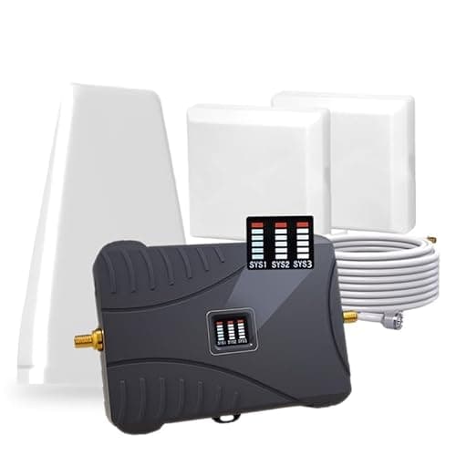 Cell Phone Booster for Home & Multi-Room,Up to 7,000 sq ft,Cell Phone Signal Booster for Band 5/12/13/17,Boost 5G 4G Data for All U.S. Carriers FCC Approved Cell Signal Booster - Image 1