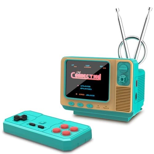 Mini TV Retro Handheld Game Console -JALECO Licensed Classic Games, Portable Gaming Toy with TF Card to Expand 80s 90s Games, Support Two Players & Game Save, Ideal Gift for Boys Girls - Image 1