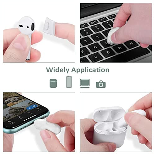 Cleaner Kit for Earbud Putty: Cleaning Putty Remove Ear Wax Compatible with Air- Pods - Earbud Cleaning Putty for Headphones Earphone Charging Case & Phone Camera Keyboard Hearing Aids (96 Pcs) - Thumbnail 5